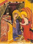 Konrad of Soest Annunciation Spain oil painting artist